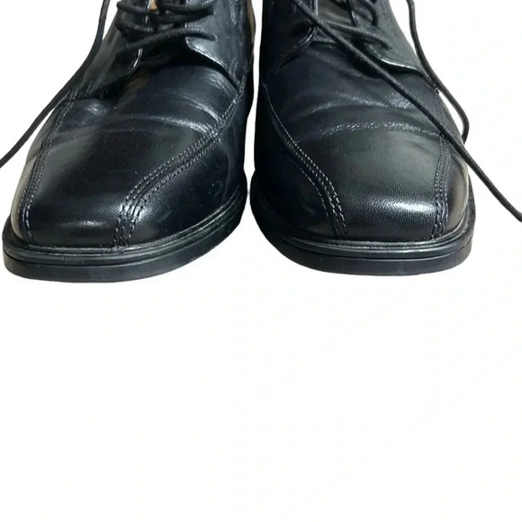 Clark’s Tilden Oxford Collection shoes,men size 8.Black leather soft cushion. - Picture 7 of 14